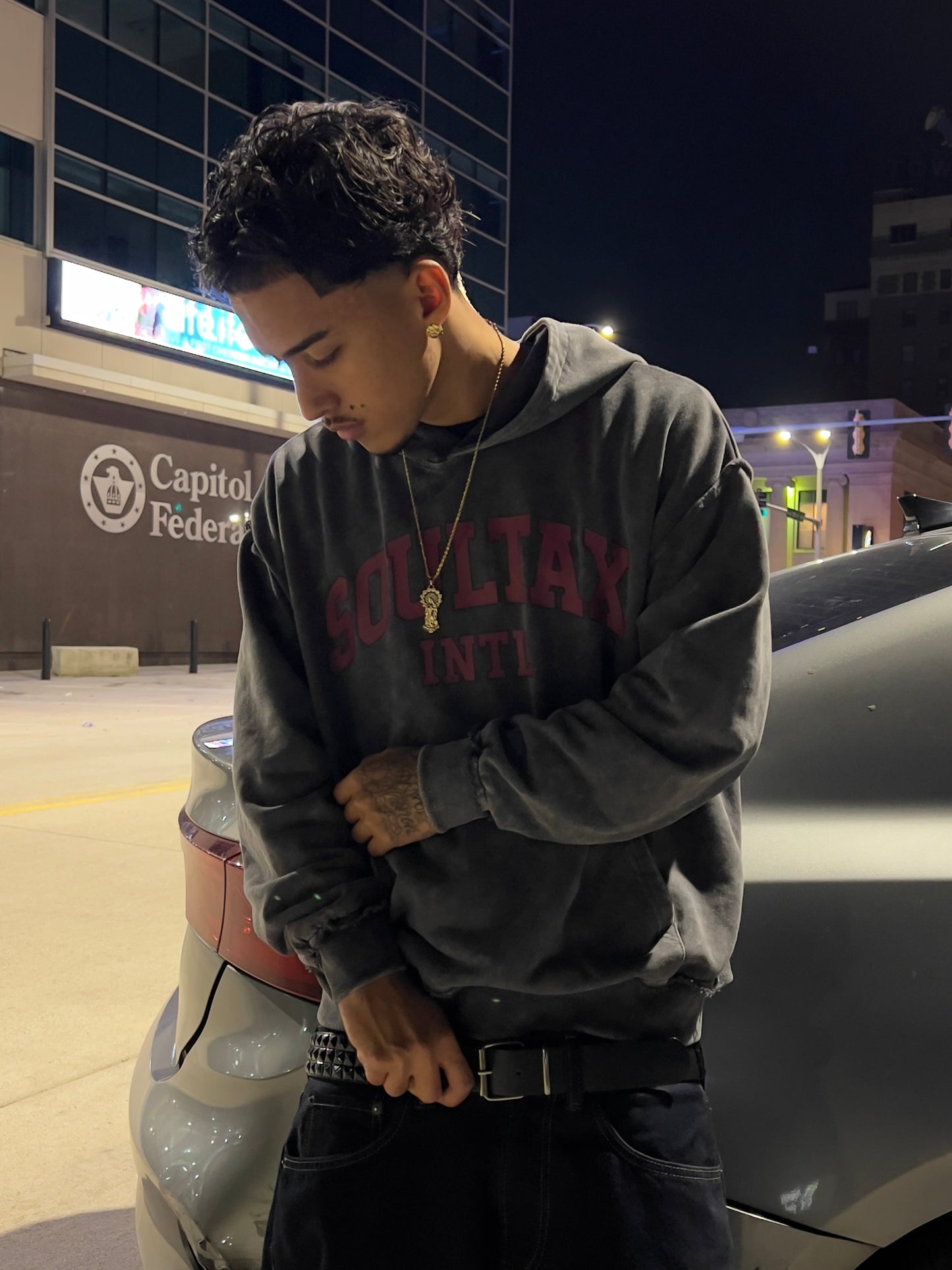 Distressed Hoodie