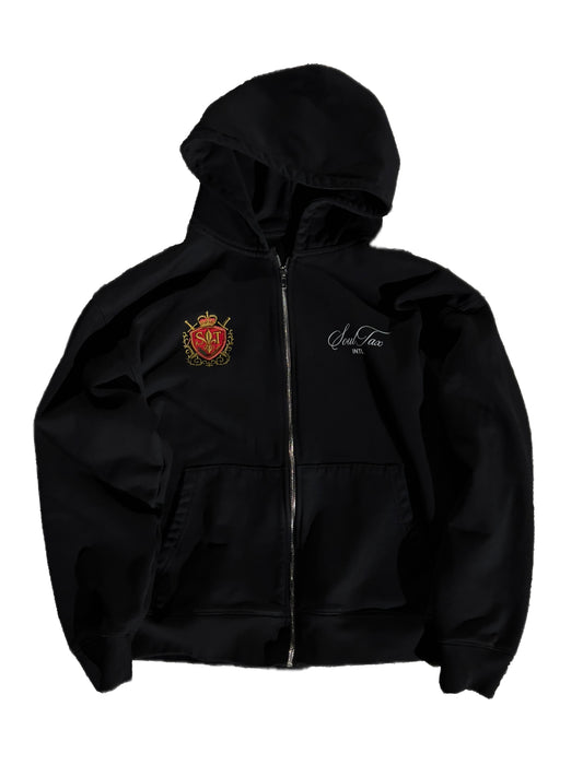 Crownspire Black Zip-up